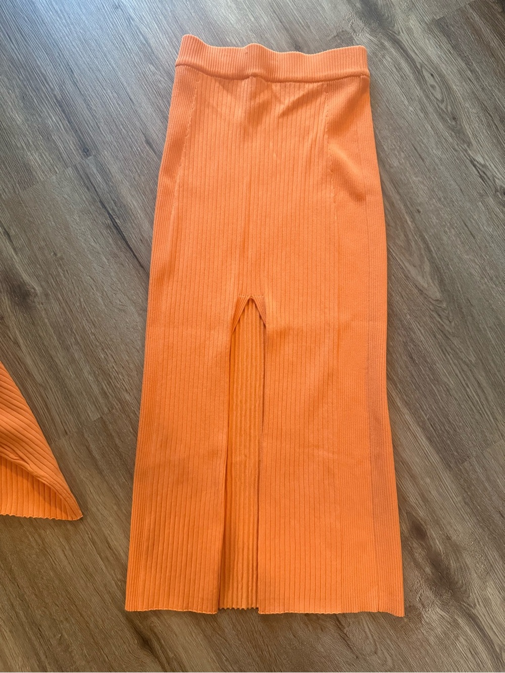 Orange Ribbed Knit Set - Picture 5 of 5